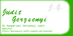 judit gerzsenyi business card